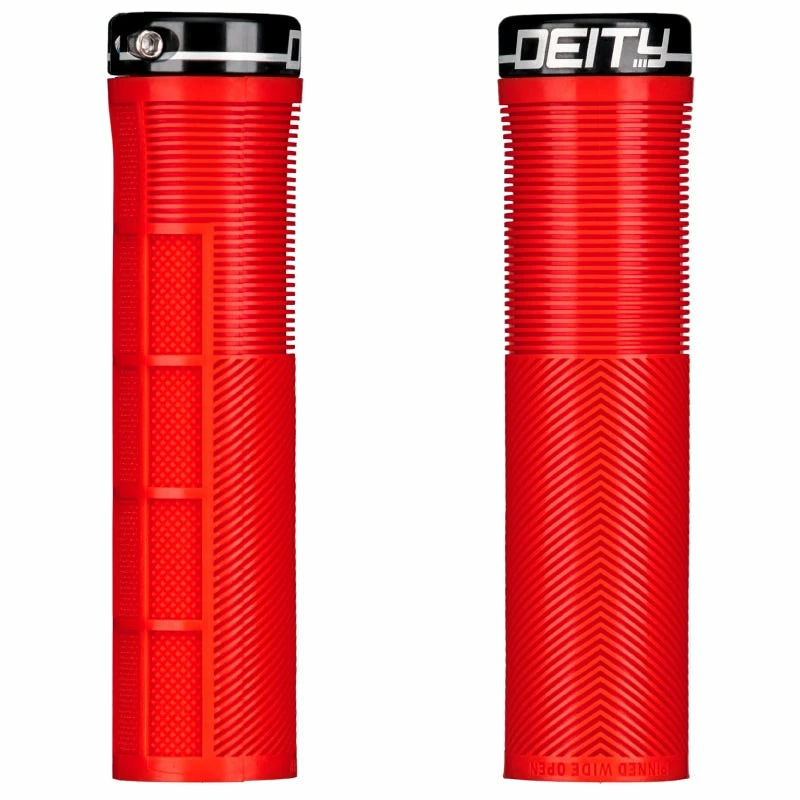 Deity Knuckleduster Grips Red 1 Deity Knuckleduster Grips Red