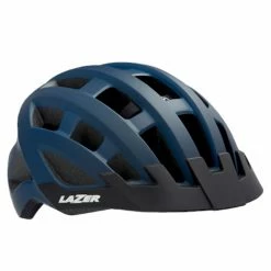 Shimano Pedals Lazer Compact Helmet Blue