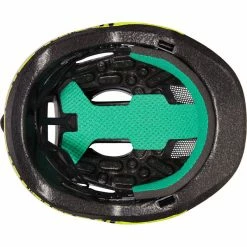 Shimano Lazer Nutz KinitiCore Kids Helmet Black/Flash Yellow Pedals