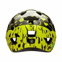 Shimano Lazer Nutz KinitiCore Kids Helmet Black/Flash Yellow Pedals