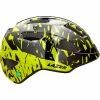 Shimano Lazer Nutz KinitiCore Kids Helmet Black/Flash Yellow Pedals