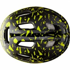 Shimano Lazer Nutz KinitiCore Kids Helmet Black/Flash Yellow Pedals