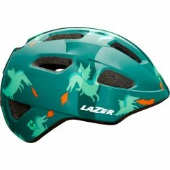 Shimano Lazer Nutz KinitiCore Kids Helmet Dragon Pedals