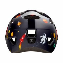 Shimano Lazer Nutz KinitiCore Kids Helmet Space Pedals