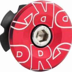 Pro Gap Cap Alloy Red Anodized 1-1/8"" Pedals